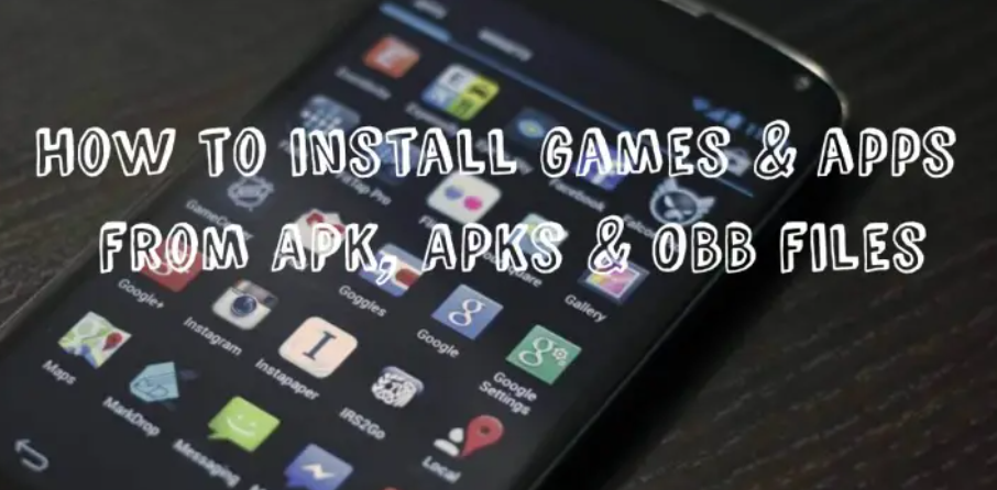 Install apps with apk